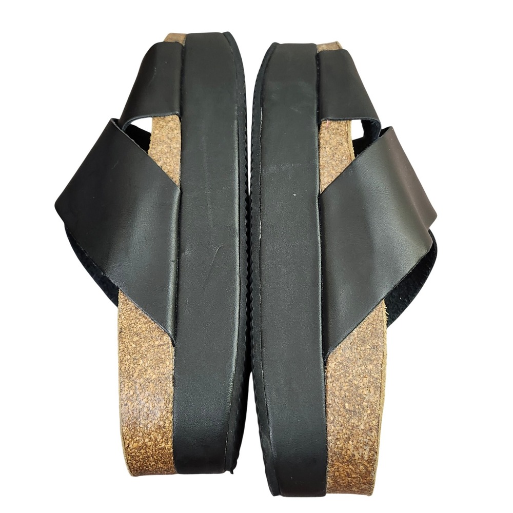 Free People Black Leather Platform Slide Sandals Sz 40/9
Boho Festival Casual - Picture 4 of 12